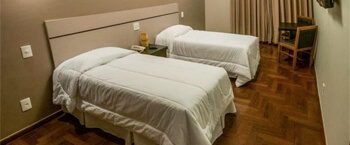 Quarto duplo - Hotel Serrano - Hotel Juiz de Fora