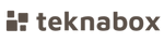 teknabox logotipo cinza